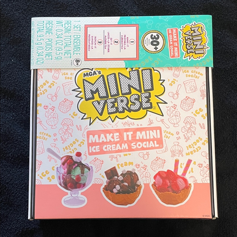 MGA's Mini Verse Ice Cream Social Set - Colorful Kids Toy